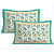 Pure Cotton Double Bedsheet With Pillow Covers - Green - rear_view