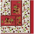 Cotton Double Bedsheet With Pillow Covers Jaipuri Print - Red - front_view