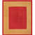 Pure Cotton Double Bedsheet with Pillow Covers - Red - front_view