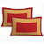 Pure Cotton Double Bedsheet with Pillow Covers - Red - top_view