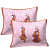 Cotton Double Bedsheet With Pillow Covers Jaipuri Print - Pink - front_view