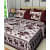 Cotton Double Bedsheet With Pillow Covers Jaipuri Print - Maroon - photo