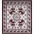 Cotton Double Bedsheet With Pillow Covers Jaipuri Print - Maroon - front_view