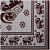 Cotton Double Bedsheet With Pillow Covers Jaipuri Print - Maroon - top_view
