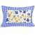 Pure Cotton Single Bedsheet With Pillow Cover - Blue - top_view