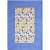 Pure Cotton Single Bedsheet With Pillow Cover - Blue - rear_view