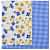 Pure Cotton Single Bedsheet With Pillow Cover - Blue - left_view