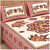 Cotton Double Bedsheet With Pillow Covers Jaipuri Print - Peach - front_view