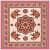 Cotton Double Bedsheet With Pillow Covers Jaipuri Print - Peach - top_view