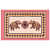 Cotton Double Bedsheet With Pillow Covers Jaipuri Print - Peach - rear_view