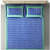 Cotton Double Bedsheet With Pillow Covers Jaipuri Print - Blue - top_view