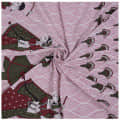 Double Bedsheet With Pillow Covers Jaipuri Print - Pink - front_view