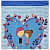 Cotton Double Bedsheet With Pillow Covers Jaipuri Print - Blue - top_view