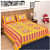 Cotton Double Bedsheet With Pillow Covers Jaipuri Print - Yellow - photo