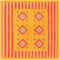 Cotton Double Bedsheet With Pillow Covers Jaipuri Print - Yellow - top_view