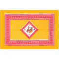Cotton Double Bedsheet With Pillow Covers Jaipuri Print - Yellow - rear_view