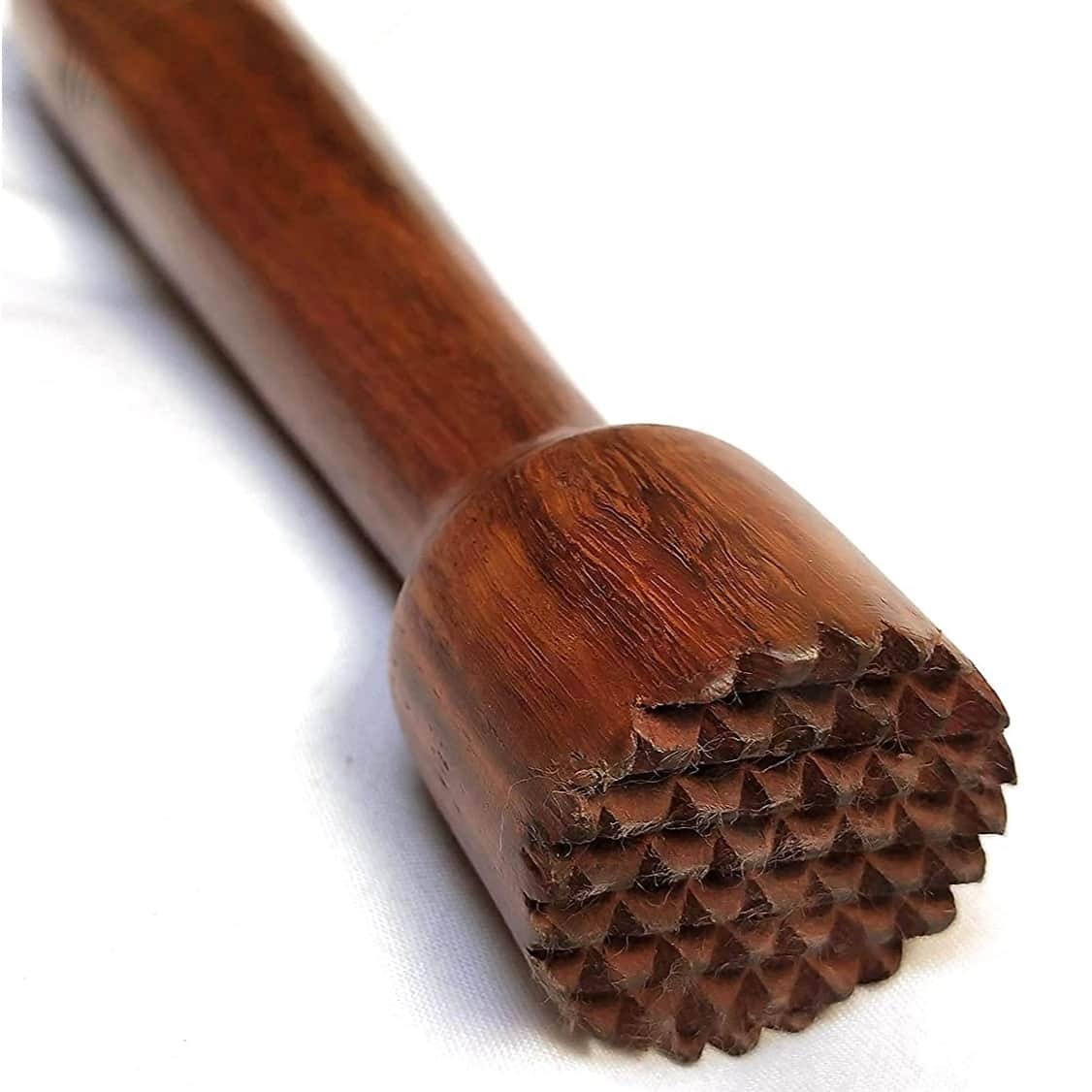 Wooden Muddler For Cocktail, Lacquered - front_view