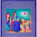 Cotton Double Bedsheet With Pillow Covers Jaipuri Print - Purple - front_view
