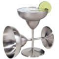 Stainless Steel Margarita Goblet Set of 2 - photo