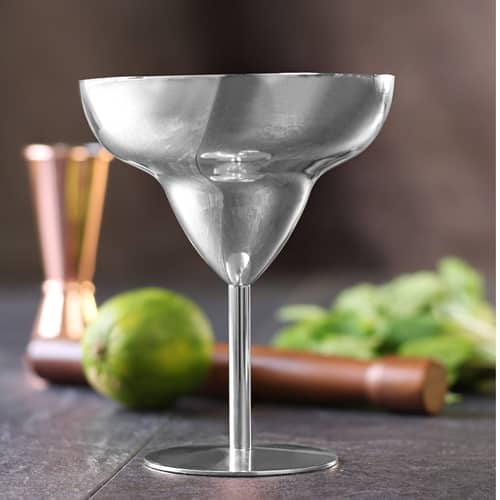 Stainless Steel Margarita Goblet Set of 2