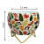 Leaves Cactus Metal Pot 5" - top_view