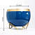 Blue & Golden Dual Tone Metal Pot 5" - front_view