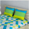 Pure Cotton Double Bedsheet With Pillow Covers - front_view