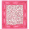 Cotton Double Bedsheet With Pillow Covers Jaipuri Print - Pink - rear_view