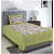 Pure Cotton Single Bedsheet With Pillow Cover - Green - photo