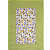 Pure Cotton Single Bedsheet With Pillow Cover - Green - rear_view