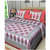 Cotton Double Bedsheet With Pillow Covers Jaipuri Print - Pink - photo