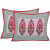 Cotton Double Bedsheet With Pillow Covers Jaipuri Print - Pink - rear_view