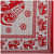 Cotton Double Bedsheet With Pillow Covers Jaipuri Print - Red - top_view