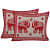 Cotton Double Bedsheet With Pillow Covers Jaipuri Print - Red - rear_view