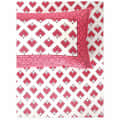 Pure Cotton Double Bedsheet with Pillow Covers - Pink - rear_view