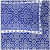 Cotton Double Bedsheet With Pillow Covers Jaipuri Print - Blue and White - rear_view