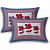 Cotton Double Bedsheet With Pillow Covers Jaipuri Print - Blue - rear_view