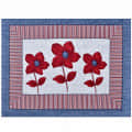 Cotton Double Bedsheet With Pillow Covers Jaipuri Print - Blue - left_view