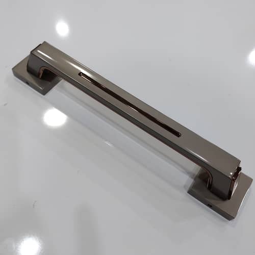 Door Handle 8" Silver Matt Finish (Pack of 2)