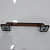 Door Handle 8" Silver Matt Finish (Pack of 2) - rear_view