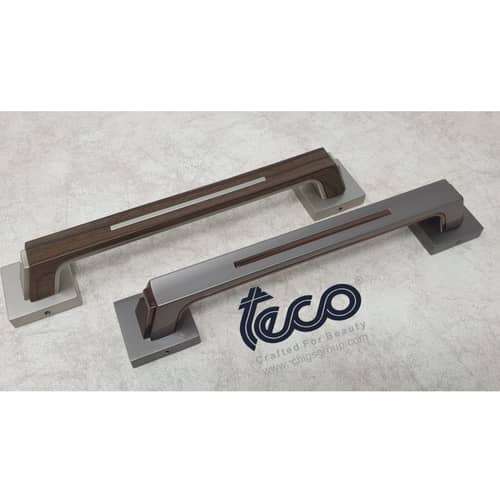 Door Handle 8" Silver Matt Finish (Pack of 2)