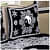 Pure Cotton Double Bedsheet with 2 Pillow Covers - Black - top_view