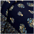 Pure Cotton Double Bedsheet with 2 Pillow Covers - Blue - left_view