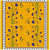 Cotton Double Bedsheet With Pillow Covers Jaipuri Print - Yellow - top_view