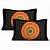 Cotton Double Bedsheet with Pillow Covers Jaipuri Print - Black - rear_view