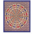 Cotton Double Bedsheet With Pillow Covers - top_view