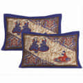 Cotton Double Bedsheet With Pillow Covers - rear_view