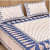 Cotton Double Bedsheet With Pillow Covers Jaipuri Print - Blue - front_view