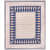 Cotton Double Bedsheet With Pillow Covers Jaipuri Print - Blue - top_view