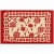 Cotton Double Bedsheet With Pillow Covers Jaipuri Print - Red - rear_view